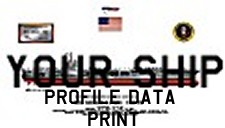 Profile Data Print - Rolled  13 x 19 inch